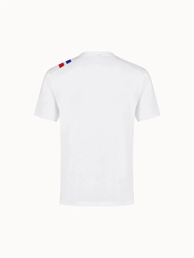 T-shirt avec détails tricolores