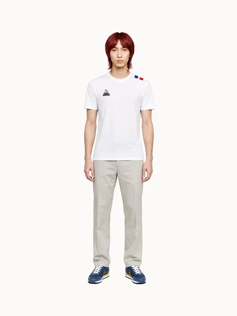 T-shirt avec détails tricolores