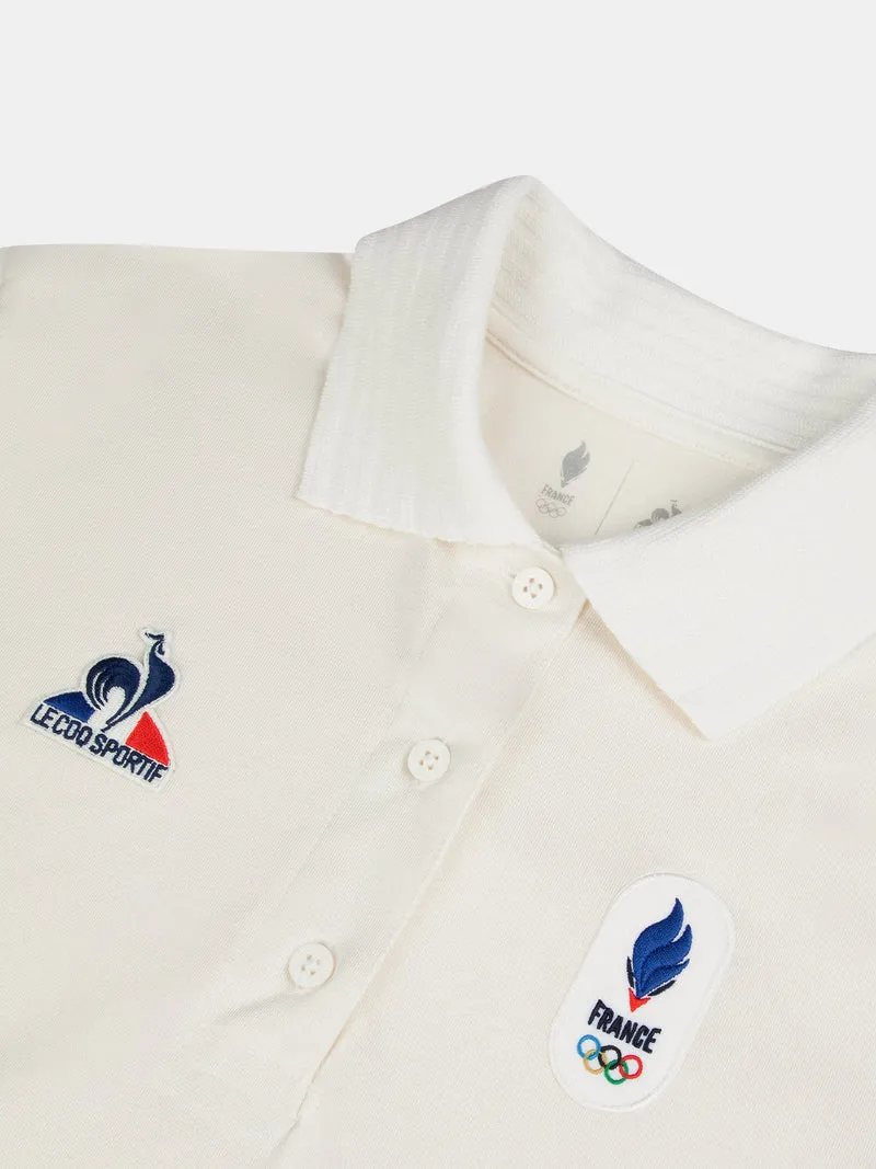 Polo Équipe de France Olympique 2026 en jersey technique