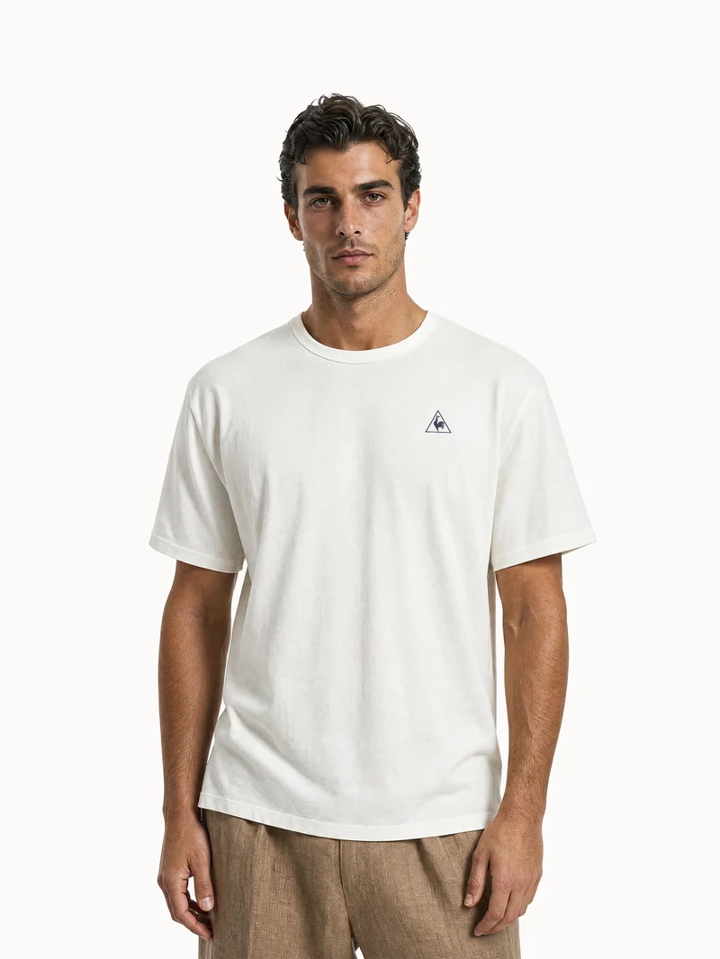 T-shirt relax en jersey de coton