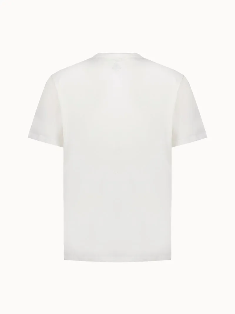 T-shirt relax en jersey de coton