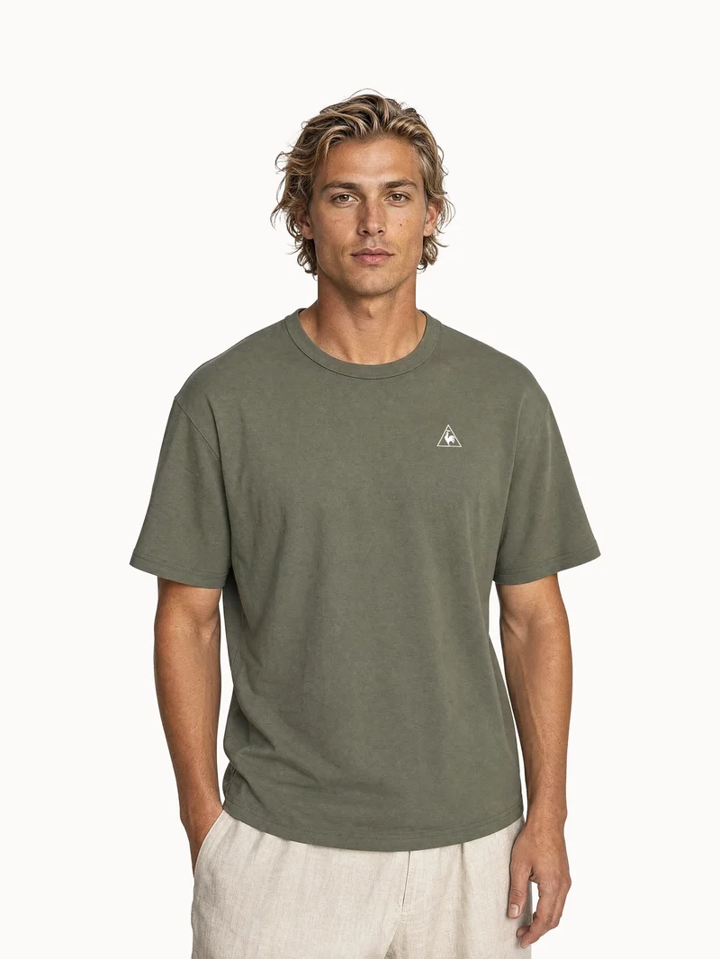 T-shirt relax en jersey de coton
