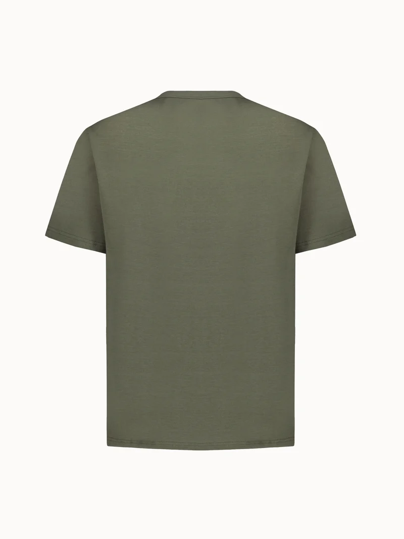 T-shirt relax en jersey de coton