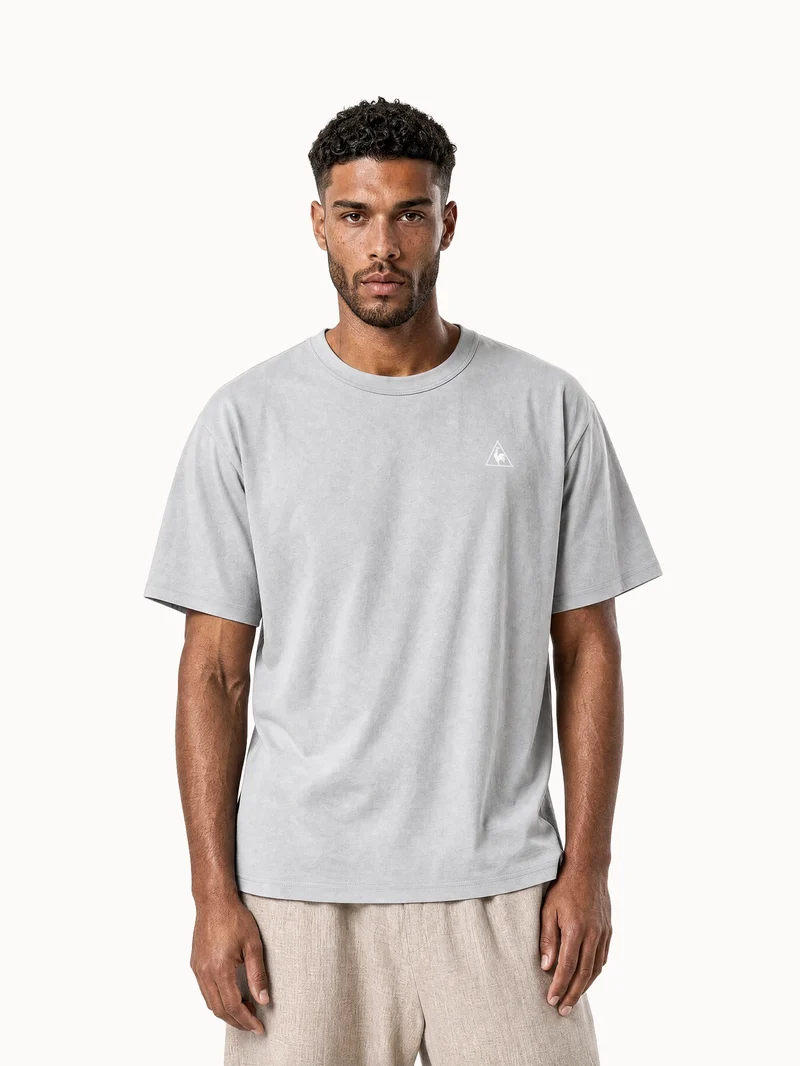 T-shirt relax en jersey de coton