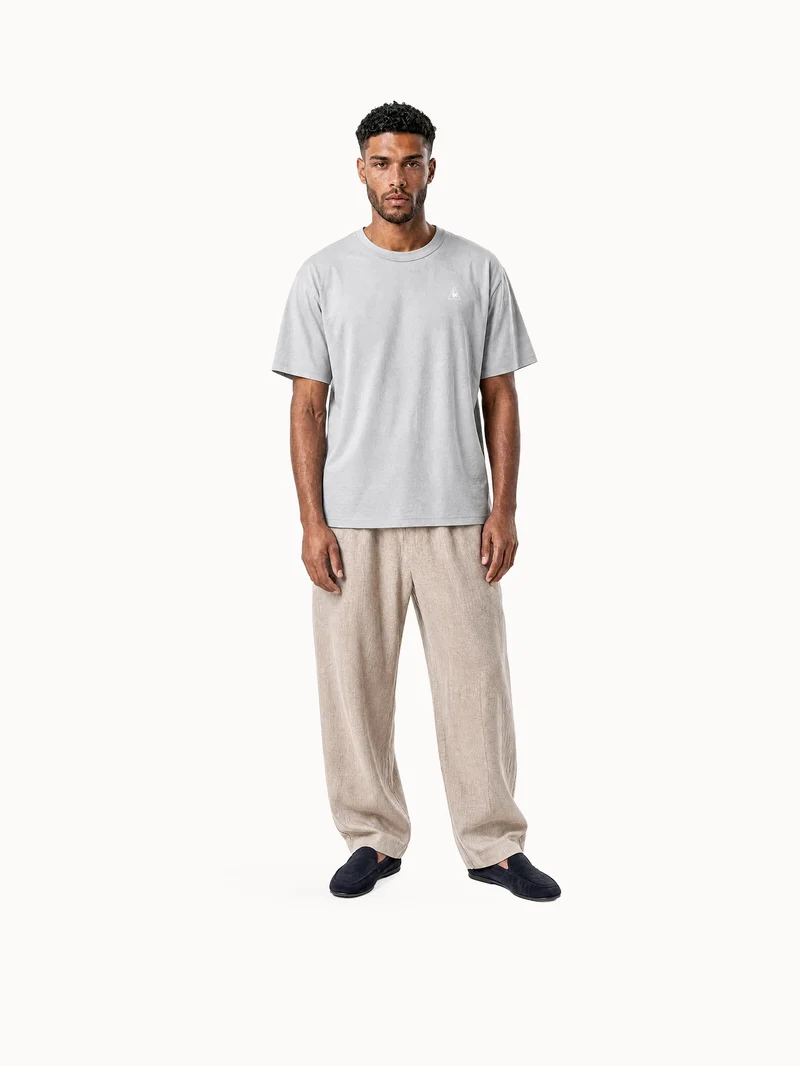 T-shirt relax en jersey de coton