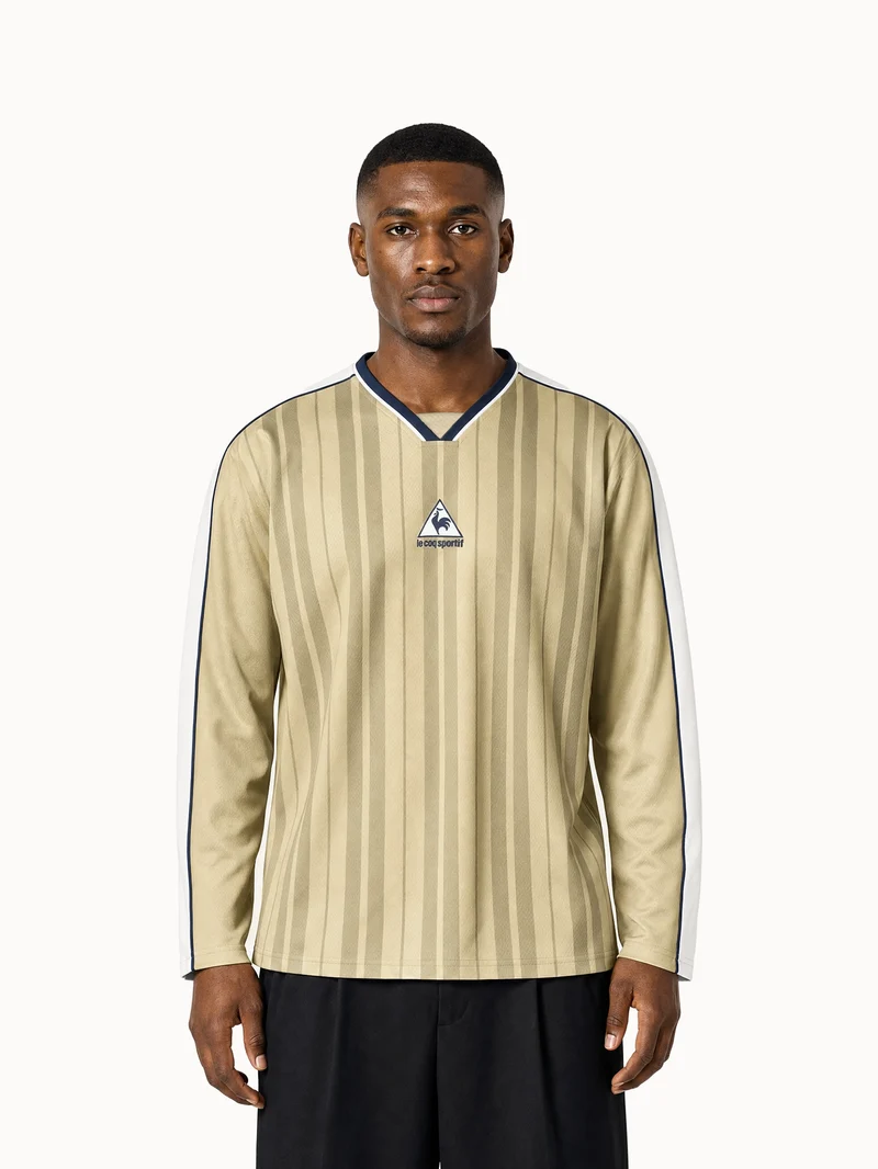 Maillot relax en double face avec bandes ton sur ton