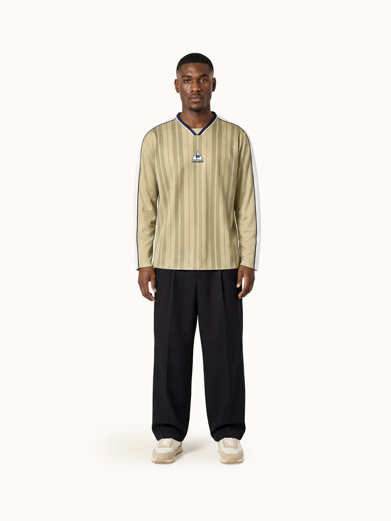 Maillot relax en double face avec bandes ton sur ton