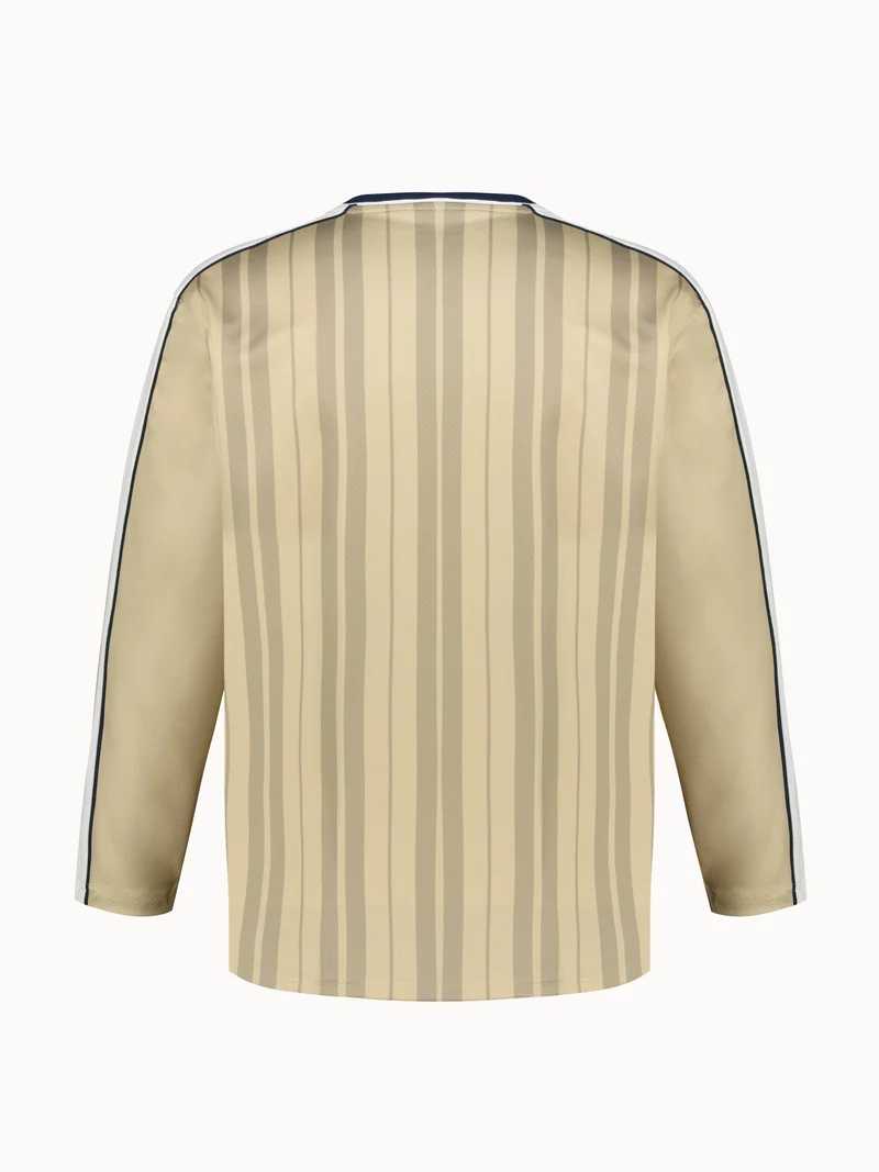 Maillot relax en double face avec bandes ton sur ton