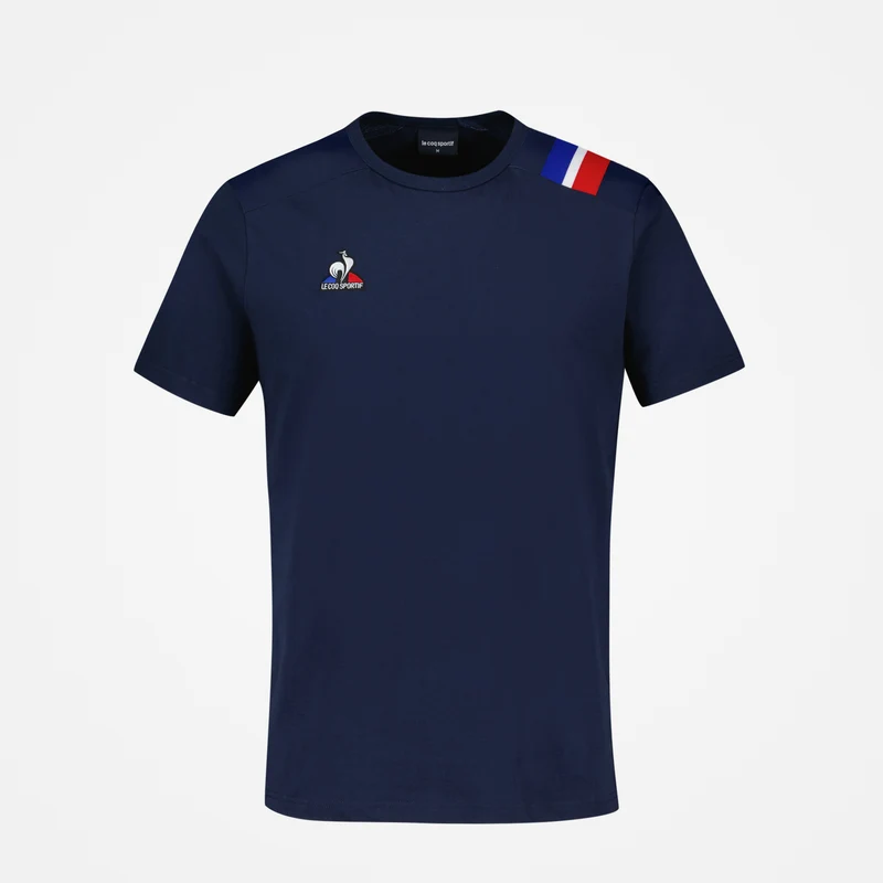 T-shirt avec détails tricolores