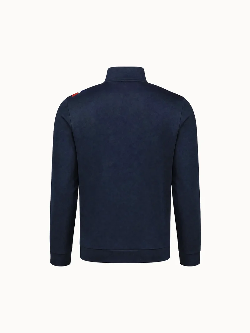 Veste zippée avec détails tricolores