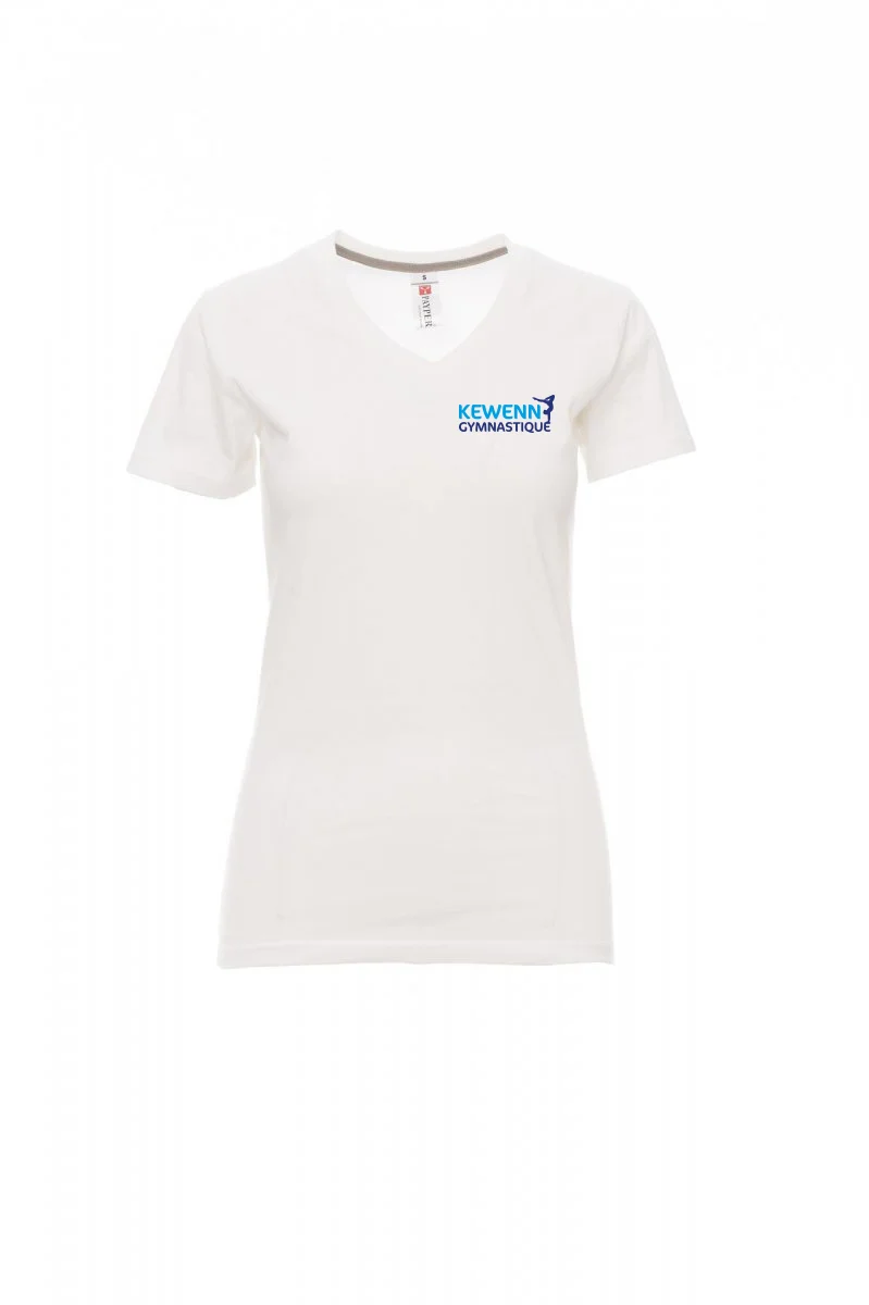 Tee-shirt V-NECK LADY Kewenn Gymnastique