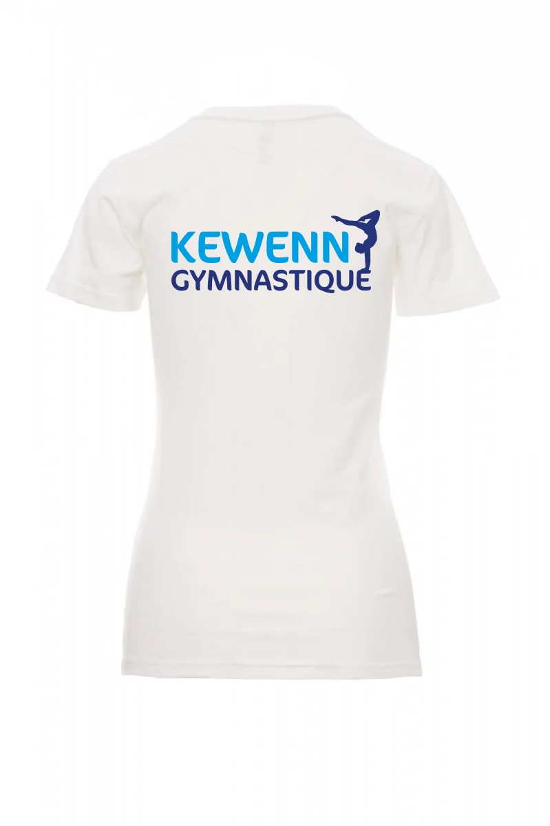 Tee-shirt V-NECK LADY Kewenn Gymnastique