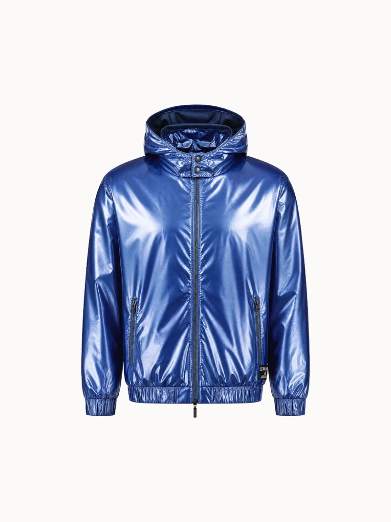 Veste de pluie déperlante effet métallisé