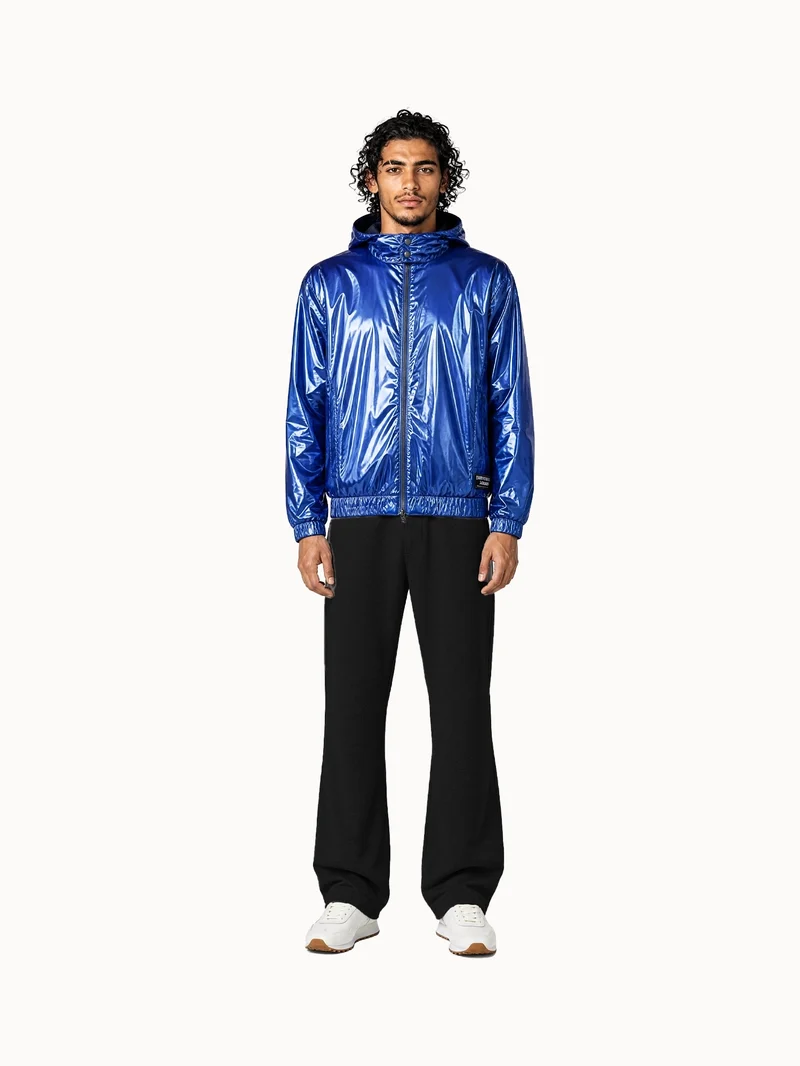 Veste de pluie déperlante effet métallisé