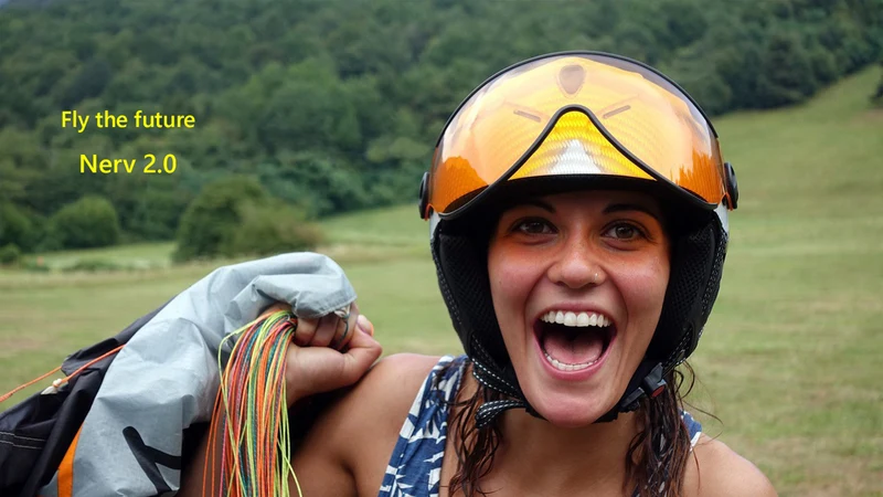 Icaro Nerv 2.0 Casque parapente avec visière en option