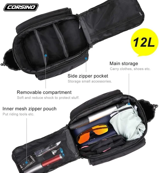 CORSINO SPORT Adventure 12L - Trunk Cargo Bike Bag