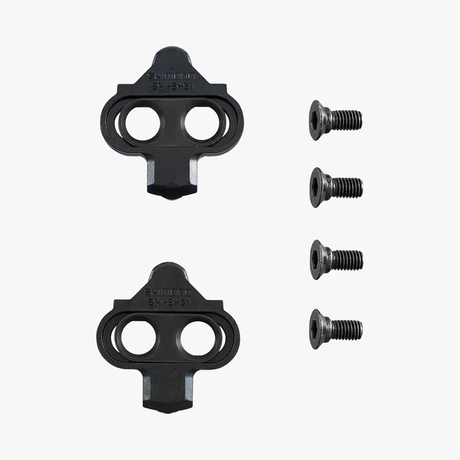 SM-SH51 SPD CLEAT SET (PAIRE) SINGLE RELEASE W/O CLEAT NUT
