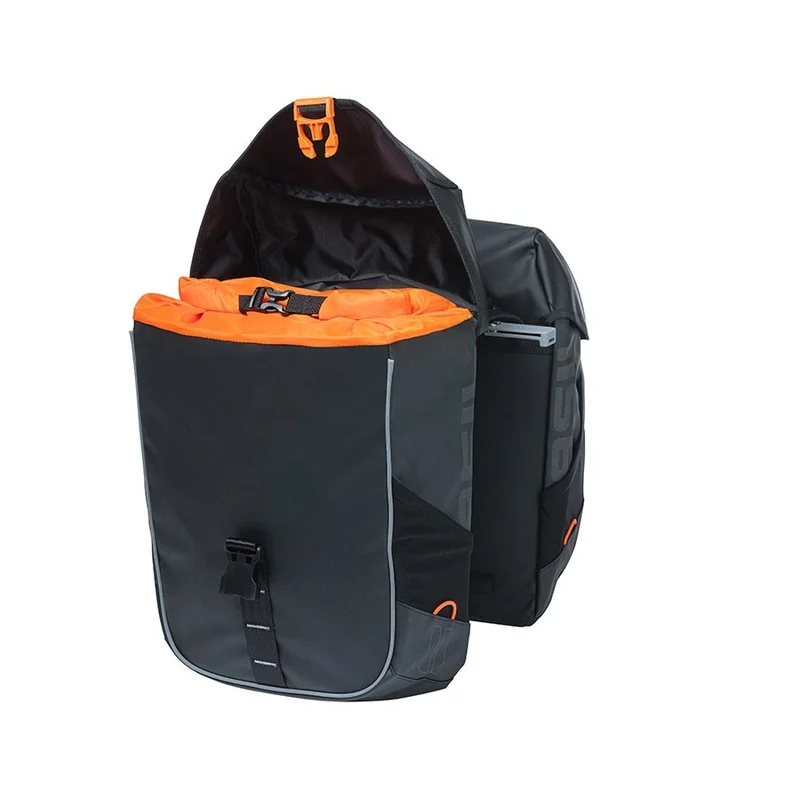 Sacoche Basil Miles MIK 34L Noir/Orange