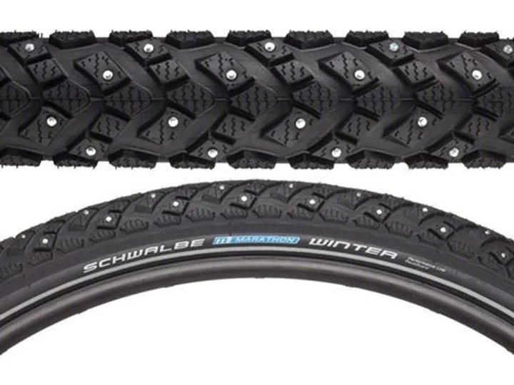 Schwalbe, Marathon Winter Plus, Pneu, 700x40C, Rigide, Tringle, Winter, SmartGuard, 67TPI, Noir