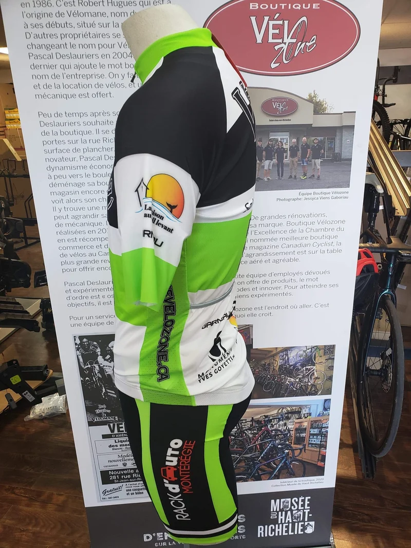 Maillot Équipe Premium Vélozone pour femme