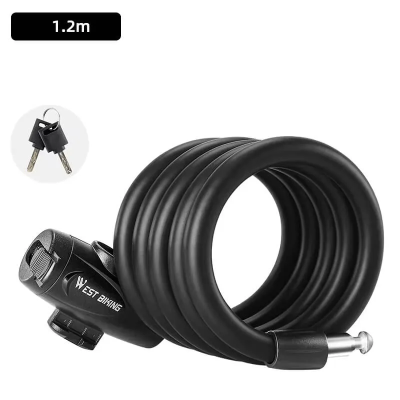 BoltGuard™ | Antivol velo avec câble résistant et revêtement anti-rayures facile à transporter