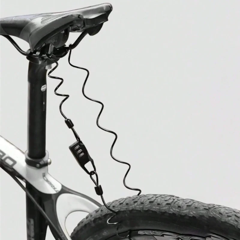VeloClampLock™ | Mini antivol velo ultraléger à code et flexible pour sécurité quotidienne