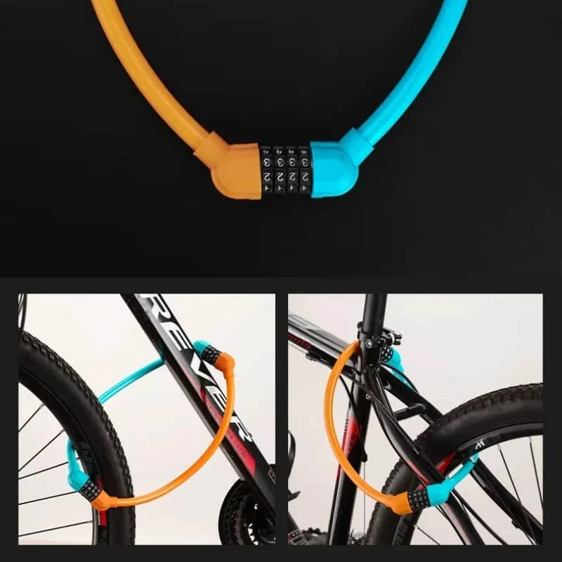 LockNest™ | Antivol velo avec câble renforcé et revêtement anti-rayures