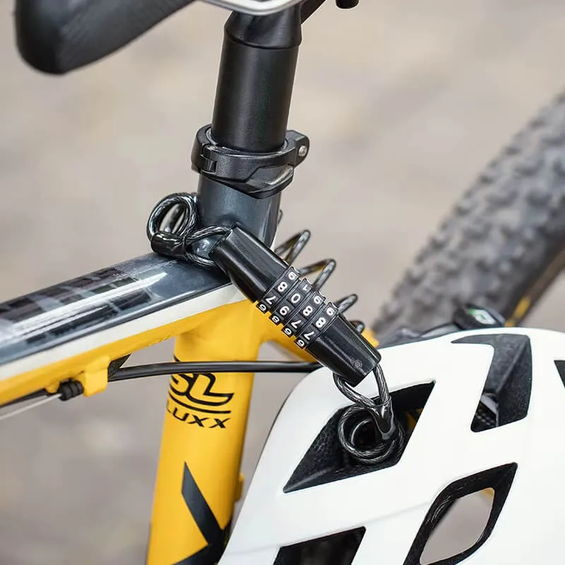 VeloLockShield™ | Antivol velo flexible avec câble protecteur et verrouillage à code