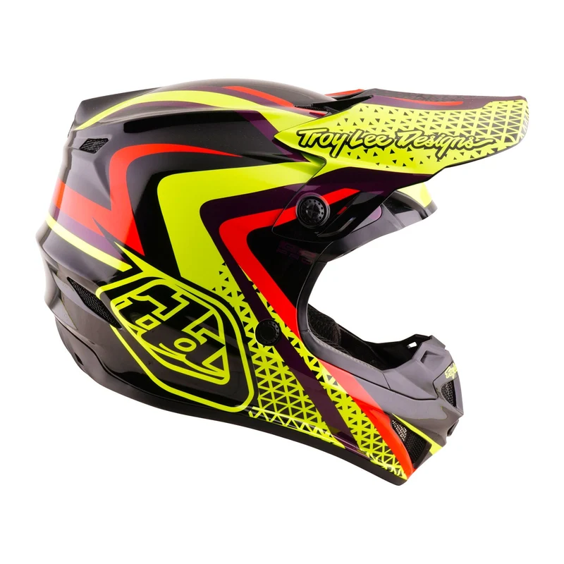 Youth GP Pro Helmet Pulse Black / Flo Yellow