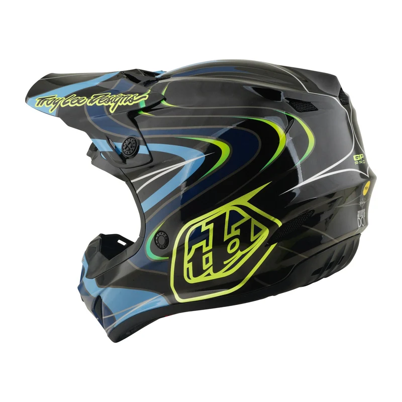Youth GP Pro Helmet Slides Black / Yellow