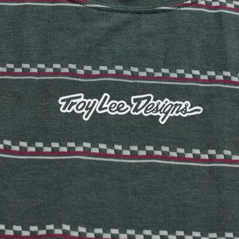 Skyline Fakie Ride LS Tee Stripe Dark Forest