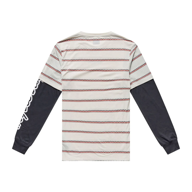 Skyline Fakie Ride LS Tee Stripe Pumice