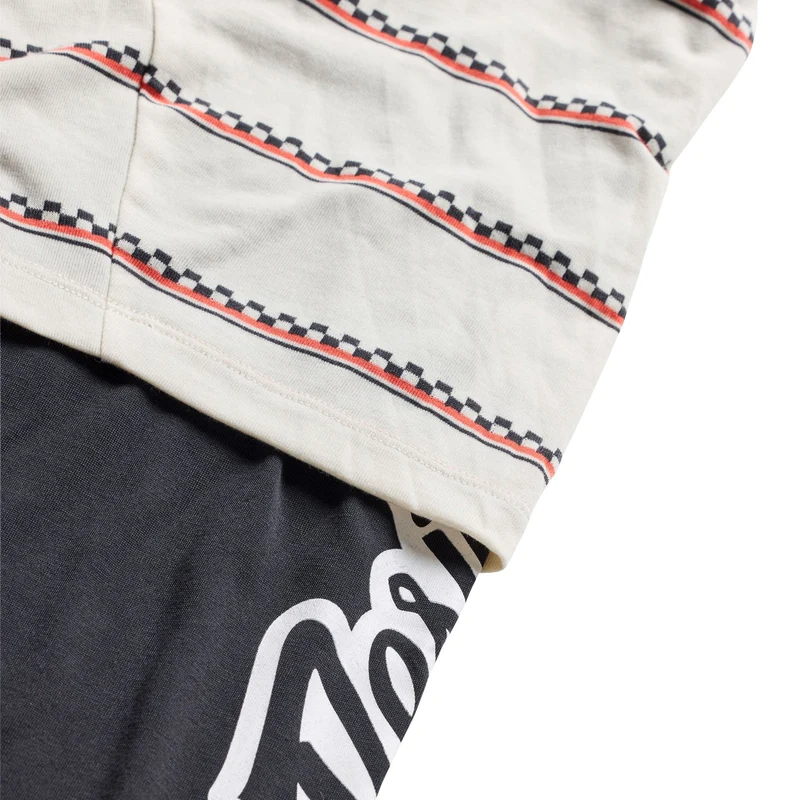 Skyline Fakie Ride LS Tee Stripe Pumice