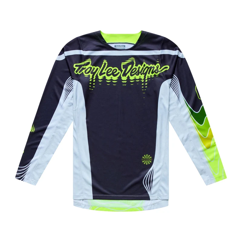 GP Pro Jersey Stagger Gunmetal / Neo Yellow