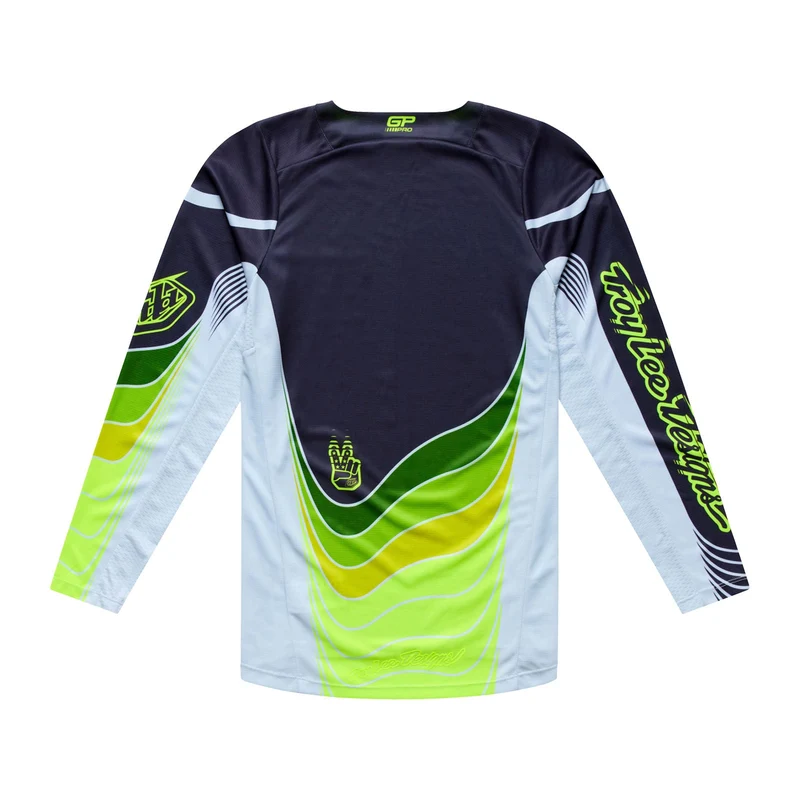 GP Pro Jersey Stagger Gunmetal / Neo Yellow
