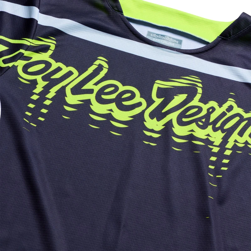 GP Pro Jersey Stagger Gunmetal / Neo Yellow