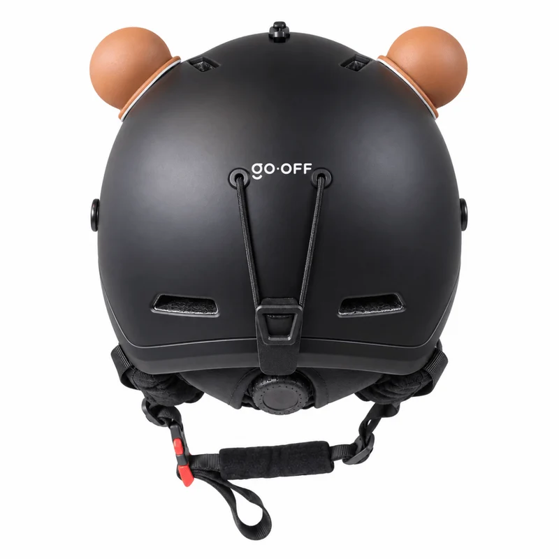 Bear ears for helmet / brown