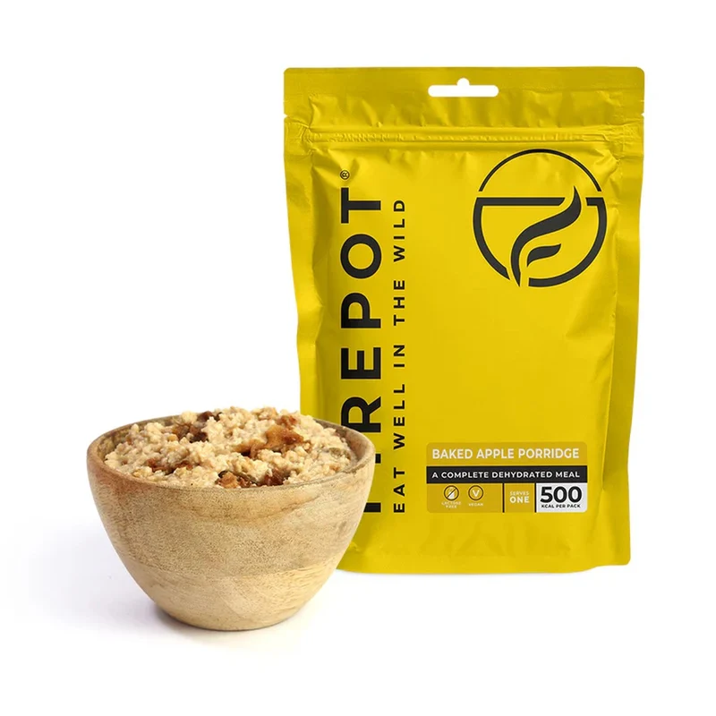 Petit déjeuner lyophilisé Firepot Porridge aux pommes cuites