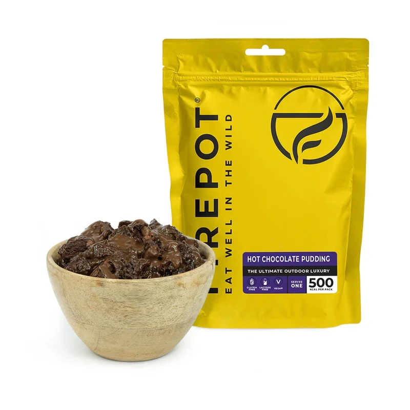 Dessert lyophilisé Firepot Pudding au chocolat chaud