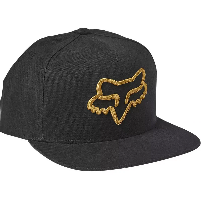 CASQUETTE SNAPBACK INSTILL BLACK YELLOW - FOX