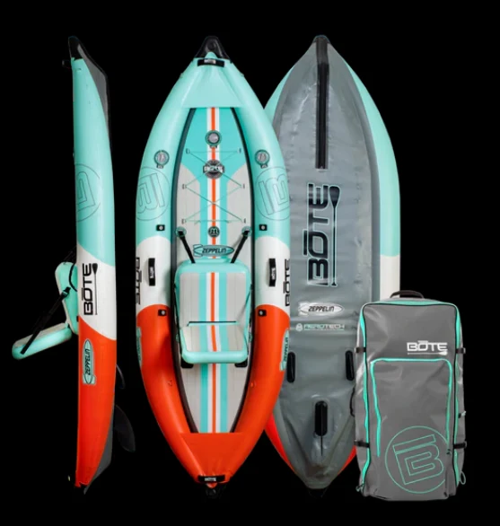 KAYAK GONFLABLE CLASSIQUE ZEPPELIN AERO 10'Classic Seafoam Bote