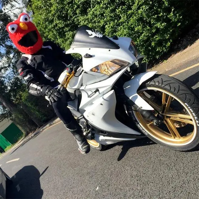 Couvre Casque Moto - Frog Rouge
