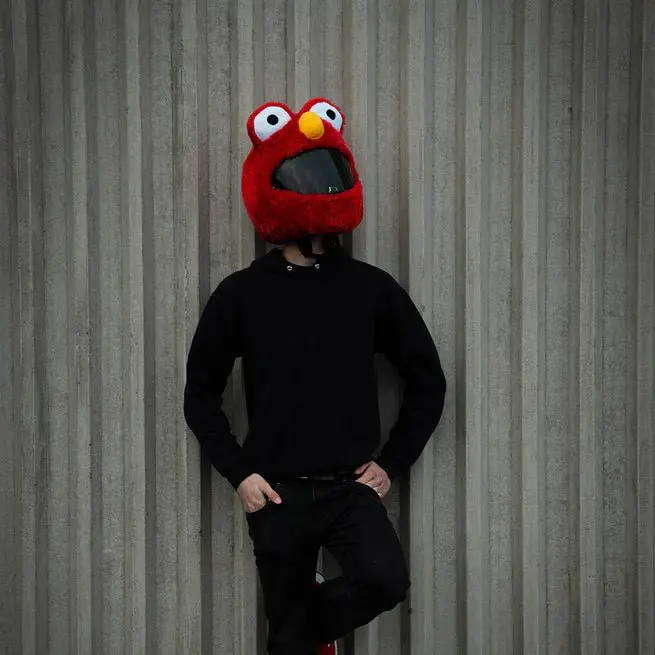 Couvre Casque Moto - Frog Rouge