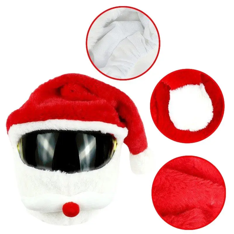 Couvre Casque Moto - Pere noel