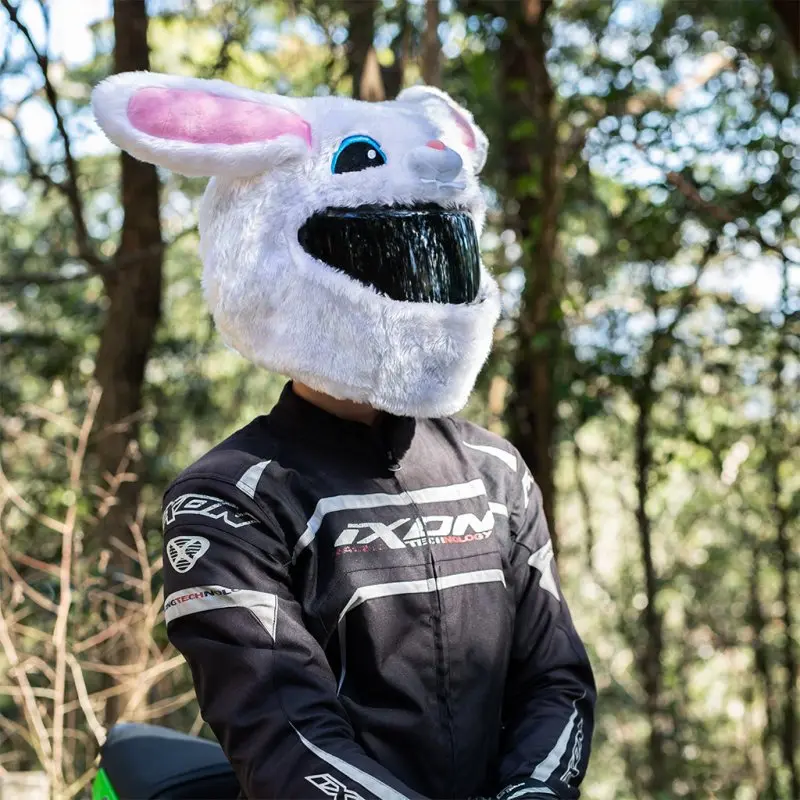 Couvre Casque Moto - Lapin