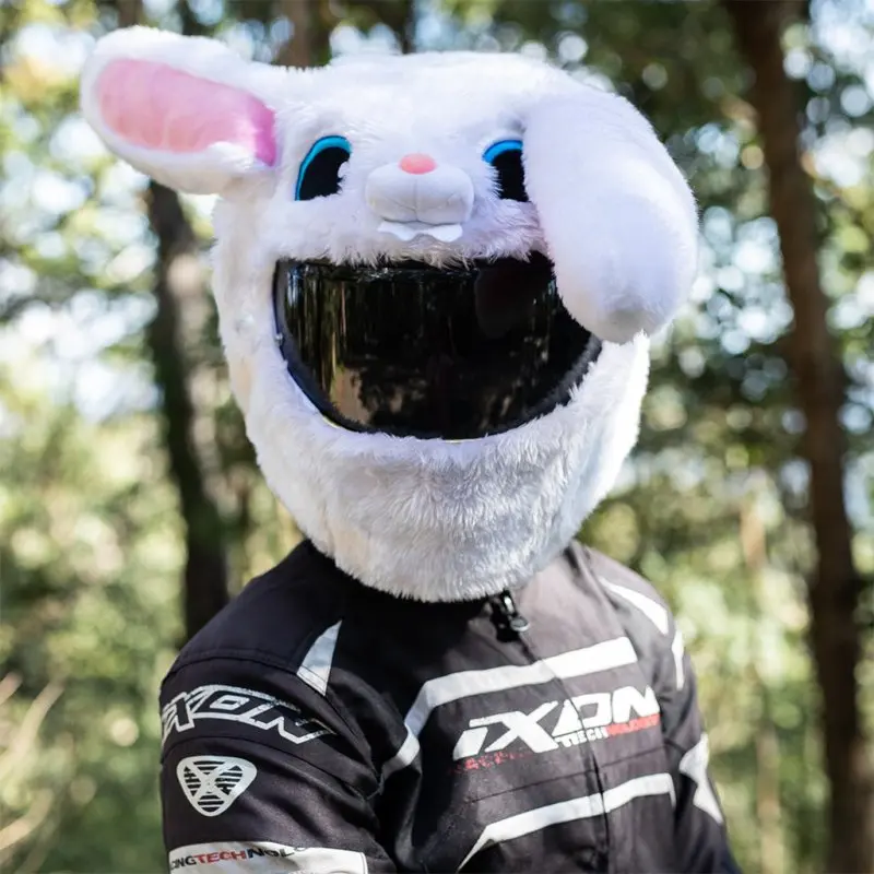Couvre Casque Moto - Lapin