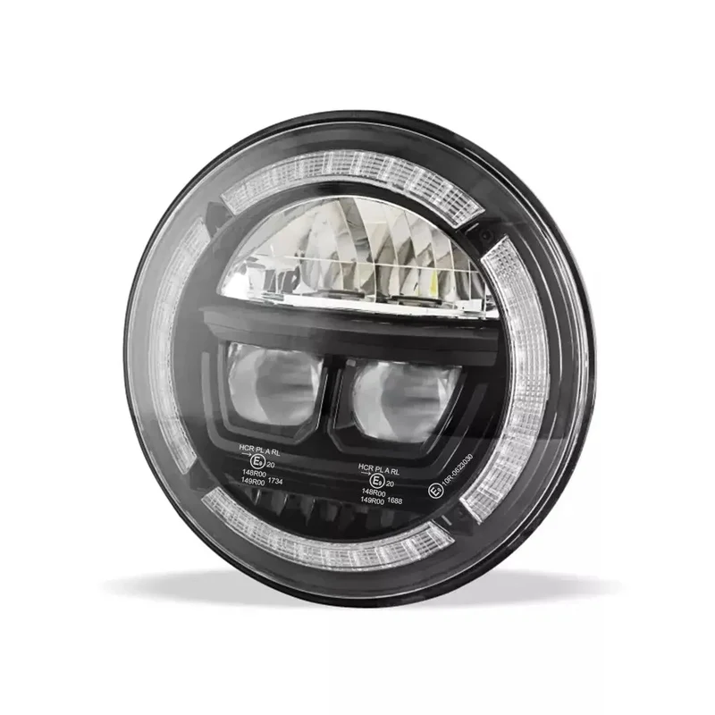 Phare avant 7 pouces LED Compatible Harley Davidson F10
