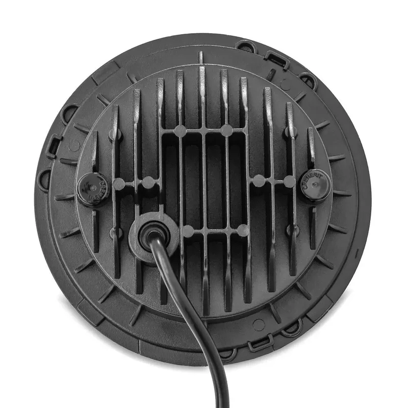 Phare LED 7" compatible Harley Davidson - Chrome