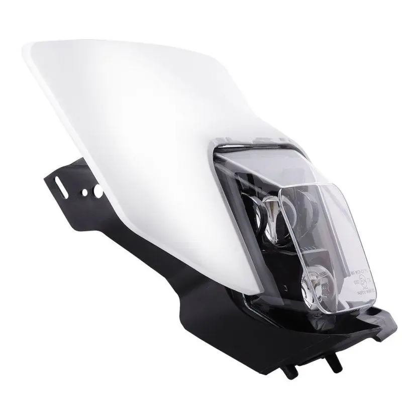 Projecteur LED moto + plaque pour Husqvarna FE 250 / 350 XDURE GP1 DRL ECE blanc