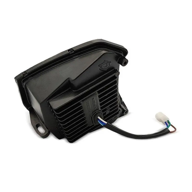 Projecteur LED moto + plaque Enduro Offroad SW1 DRL noir